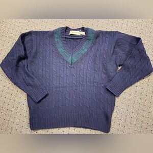 Braemar vintage wool preppy sweater.